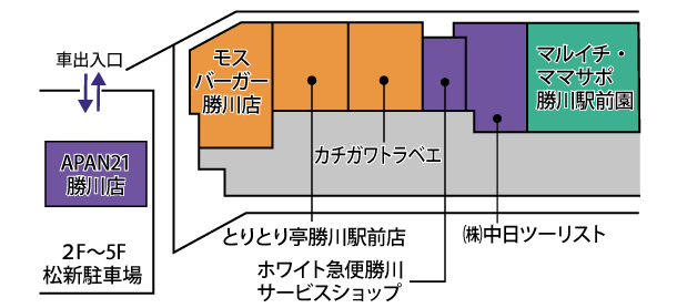 地図：二番街1F